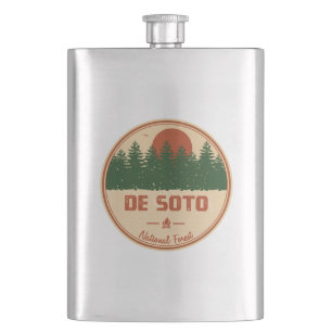 De Soto National Forest Hip Flask