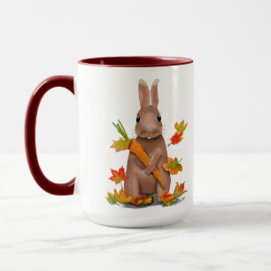 DE Tasse Hase im Herbst Mug