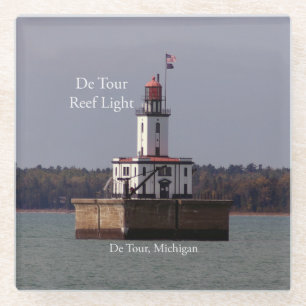 De Tour Reef Light glass coaster