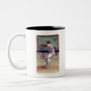 DEA22 Baseball 1.tif Two-Tone Coffee Mug