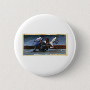 DEA23 Baseball 2.tif 6 Cm Round Badge