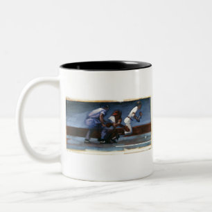 DEA23 Baseball 2.tif Two-Tone Coffee Mug