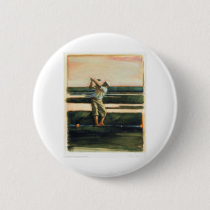 DEA24 Golfer.tif 6 Cm Round Badge