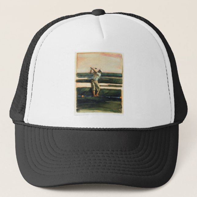 DEA24 Golfer.tif Trucker Hat (Front)