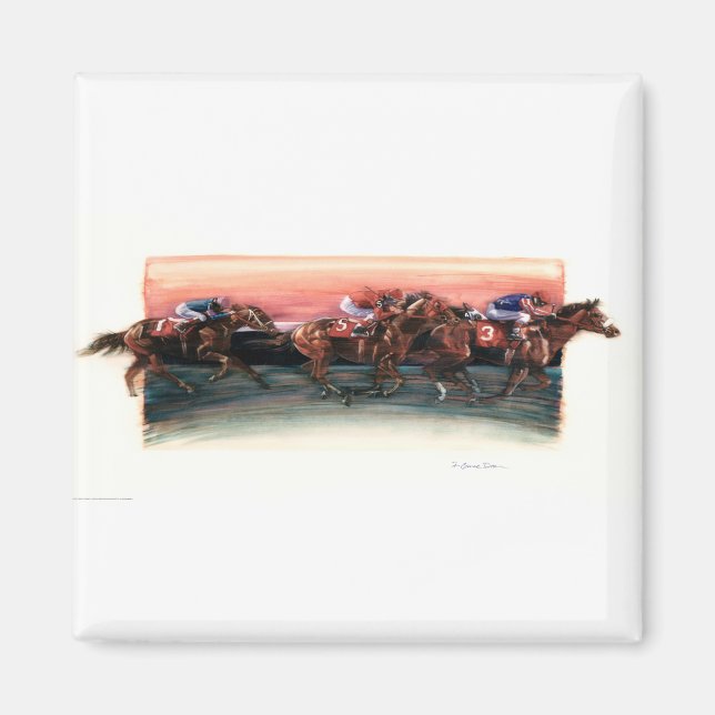DEA25 Horse Race.tif Magnet (Front)
