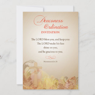 Deaconess Ordination Invitation Scripture