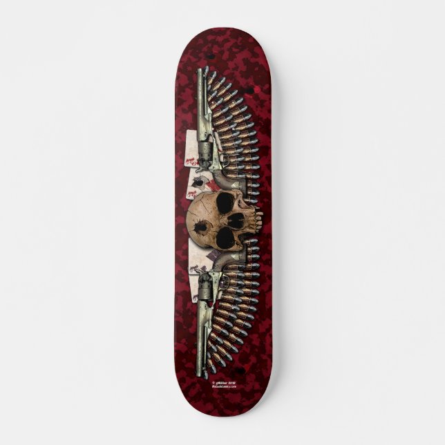 Dead Aces Skateboard Deck (Front)