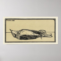 Dead Bird by Julie de Graag Art Nouveau