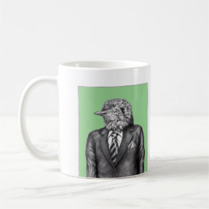 Dead Bird in Black Suits (Moegi) Coffee Mug