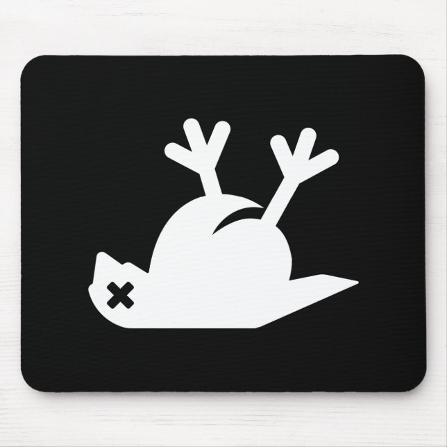 Dead Bird Pictogram Mousepad (Front)