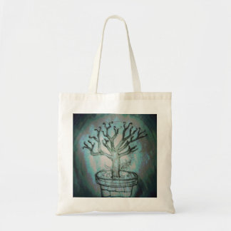 dead bonsai tree tote bag