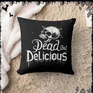 Dead But Delicious | ExDesigner | Halloween Cushion