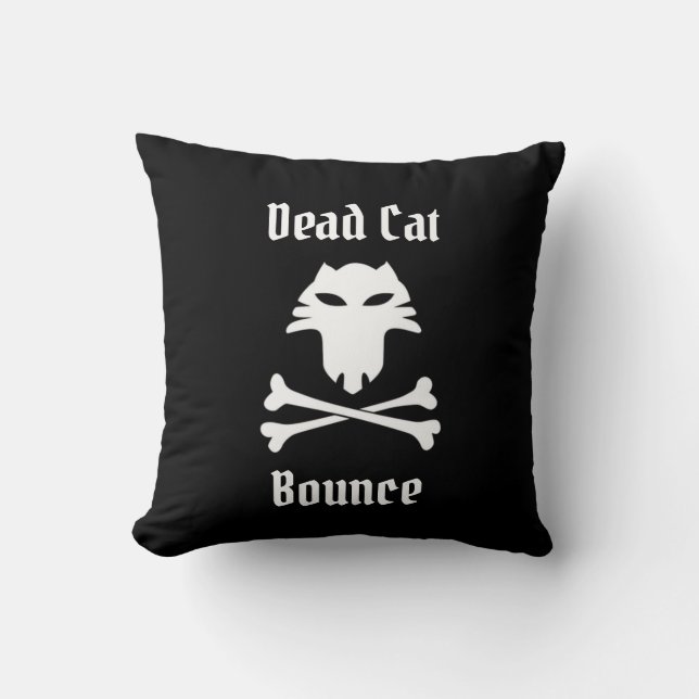 Dead Cat Bounce Cushion (Front)