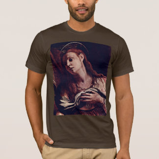 Dead Christ And Mary Magdalene  By Bronzino Angelo T-Shirt
