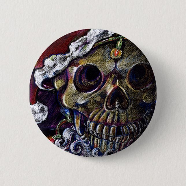 Dead Christmas 6 Cm Round Badge (Front)