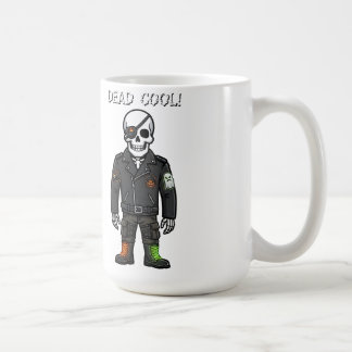 Dead Cool Skeleton Biker | Halloween Coffee Mug