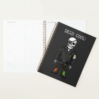Dead Cool Skeleton Biker | Halloween Planner