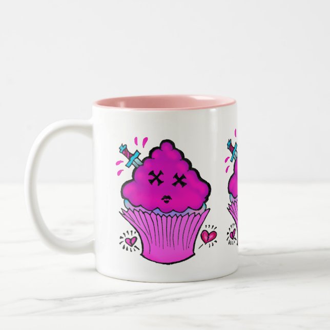 Dead Cute Cupcake Mug (Left)