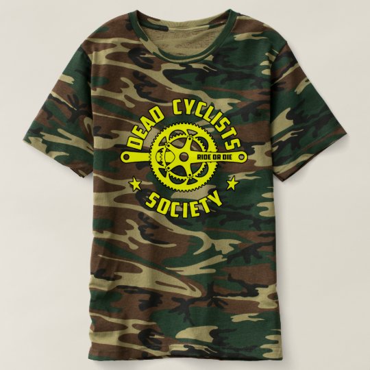 Dead Cyclists Society Yellow Logo T-Shirt