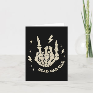 Dead Dad Club Funny Saying 2 Sides Fathers Day Mat Card