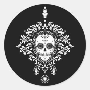Dead Damask - Chic Sugar Skull Stickers