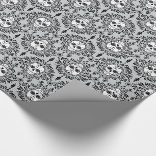 Dead Damask - Chic Sugar Skulls Wrapping Paper