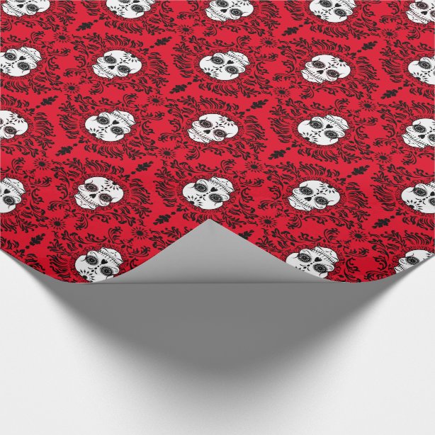 Skull Wrapping Paper | Zazzle UK