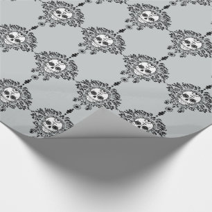 Dead Damask - Chic Sugar Skulls Wrapping Paper