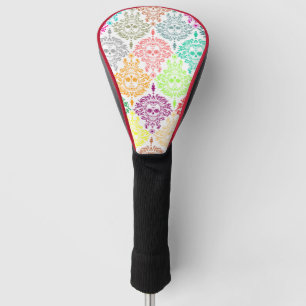 Dead Damask Colourful Sugar Skulls Golf Cover