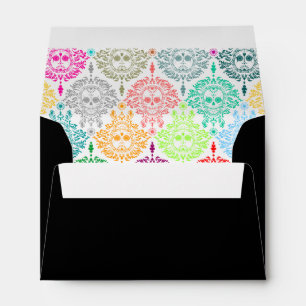 Dead Damask - Custom Chic Sugar Skulls Envelope