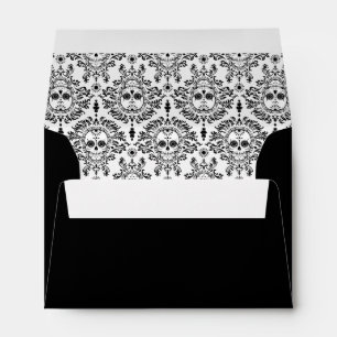 Dead Damask - Custom Chic Sugar Skulls Envelope