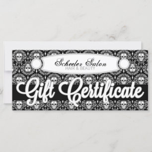 Dead Damask - Custom Gift Certificate