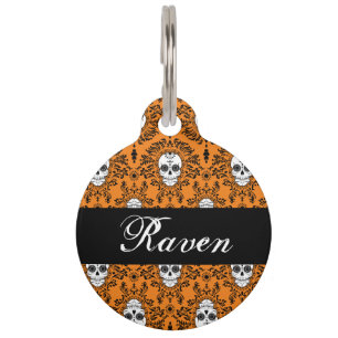 Dead Damask - Custom Pet Tag