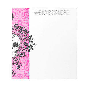 Dead Damask - Custom Sugar Skull Notepad