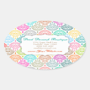 Dead Damask - Custom Sugar Skulls Label Sticker