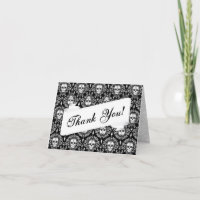 Dead Damask - Custom Thank You Card