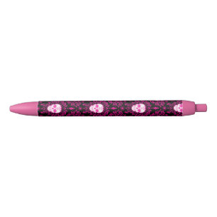 Dead Damask - Sugar Skull Pattern Black Ink Pen