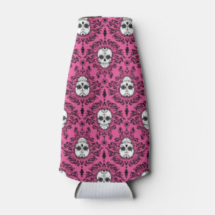 Dead Damask - Sugar Skull Pattern Bottle Cooler