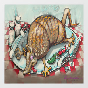 Dead Dillo Window Cling