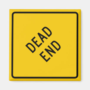 Dead End Highway Sign Magnet