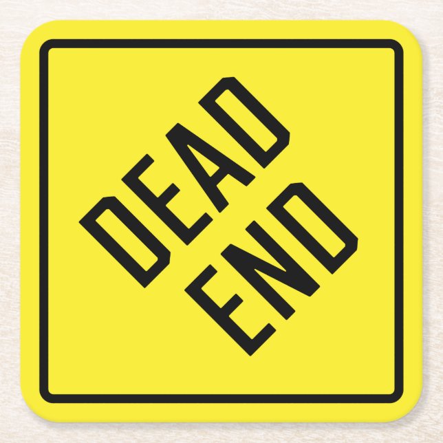 Dead End Paper Coaster (Front)
