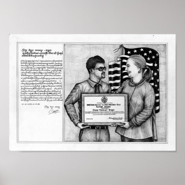 Dead Eye Poster of Vannak and Hillary Clinton 1 (Front)