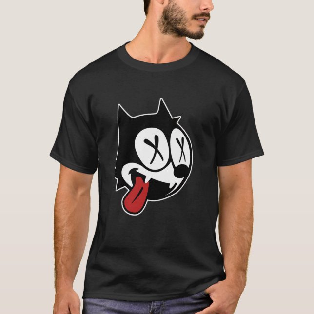 Dead Felix Cat T-Shirt (Front)