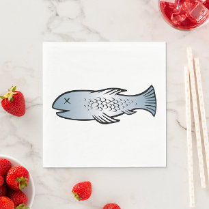 Dead Fish Napkin