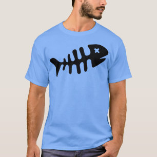 Dead Fish Skeleton Fishing Swimming T-Shirt