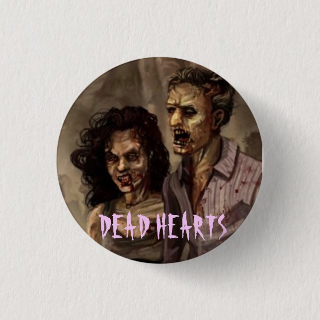 Dead Hearts Novels couple - button (Front)