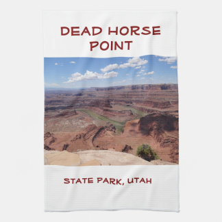 Dead Horse Point Canyon View Tea Towel