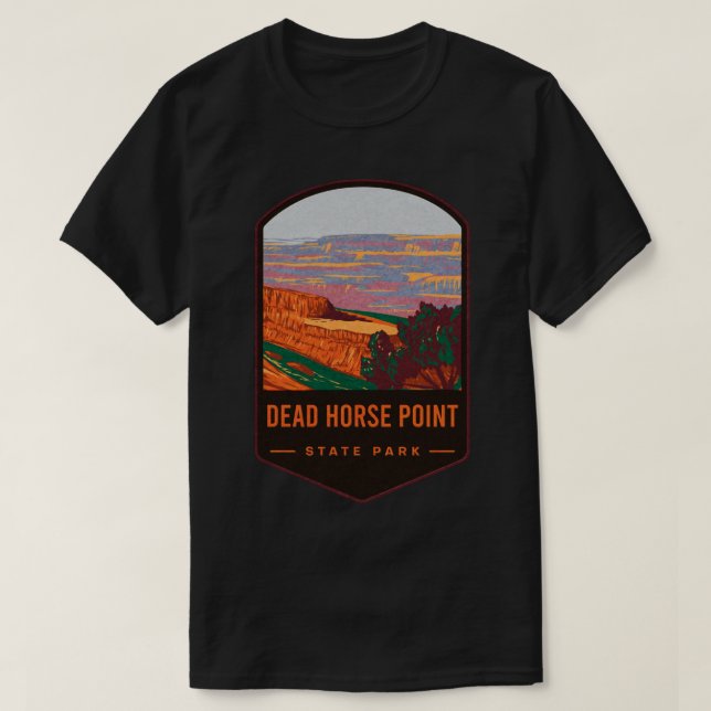 Dead Horse Point State Park Sticker T-Shirt (Design Front)