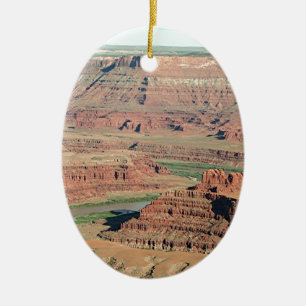 Dead Horse Point State Park, Utah, USA 4 Ceramic Tree Decoration
