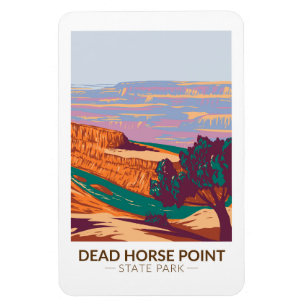 Dead Horse Point State Park Utah Vintage  Magnet